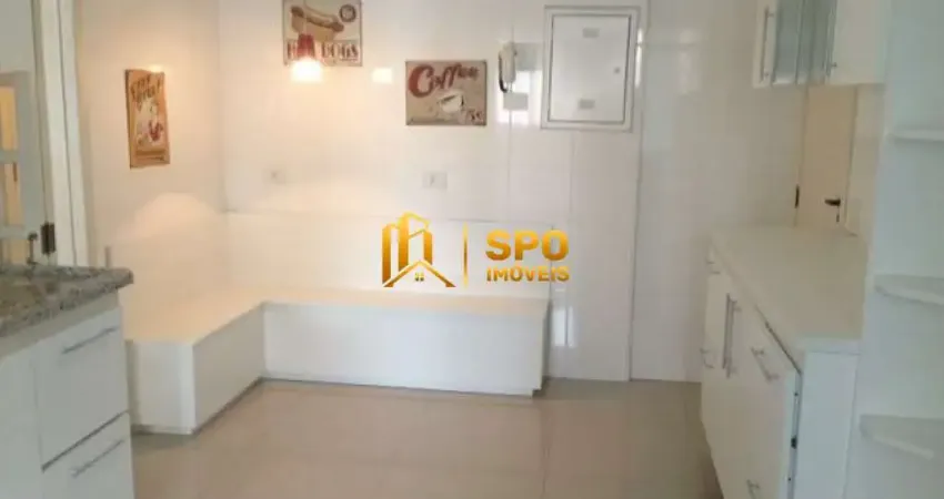 Cond Araguari, apto de 110 metros com 3 quartos mobiliado para locação em Moema