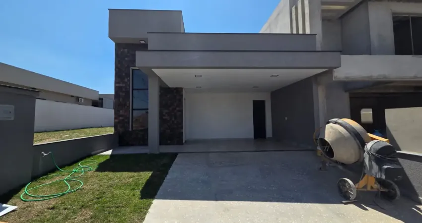 Casa térrea 3 quartos sendo 01 suítes condomínio villagio wanel