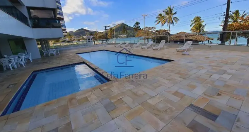 Excelente apartamento 3 dormitórios com linda vista frente mar da martim de sá - caraguatatuba/sp