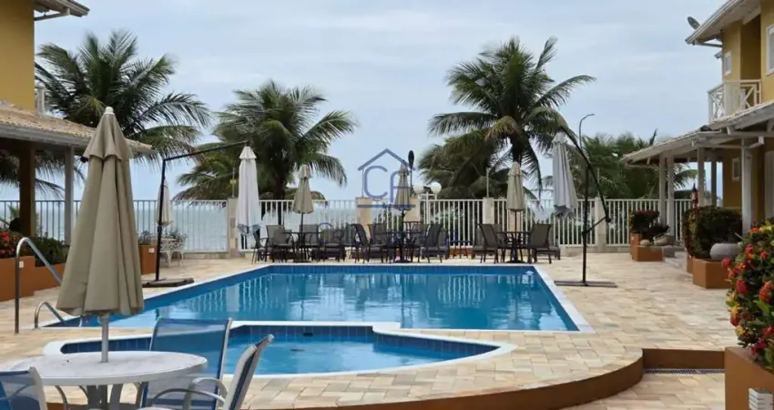 Excelente sobrado em condomínio fechado, pé na areia - capricórnio - caraguatatuba/sp