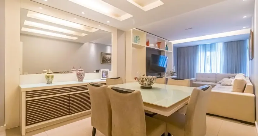 ️ duplex com 03 quartos  e duas vagas de garagem - 156m² andar alto frente - pronto para morar com sofisticação. copacabana rj.