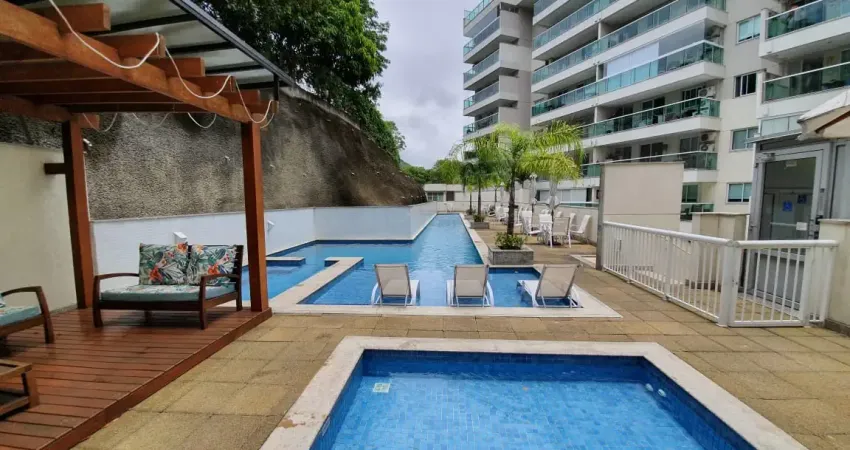 Oportunidade única! apartamento 3 quartos (suíte) mobiliado no condomínio village vert - freguesia, jacarepaguá!