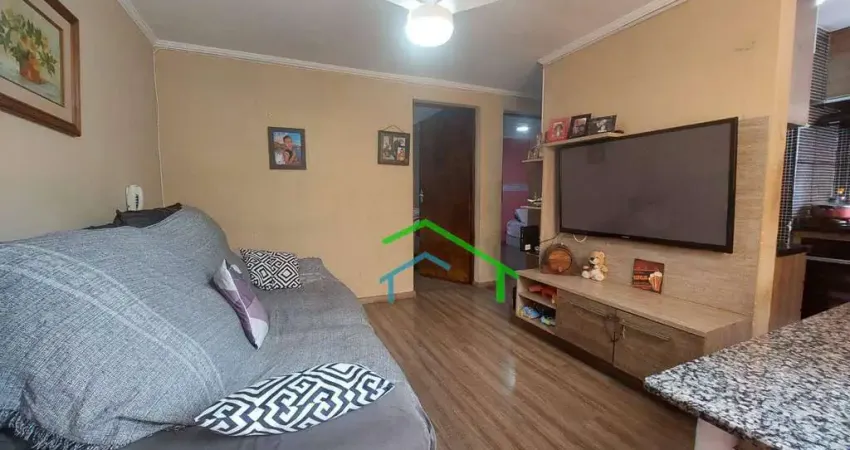 Apartamento com 2 dormitórios à venda, 49 m² por r$ 170.000,00 - vila dirce - carapicuíba/sp