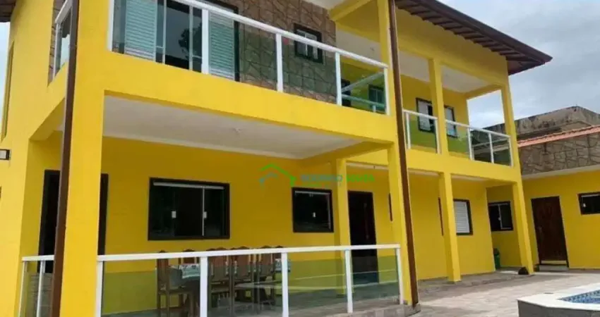 Casa residencial na praia com 4 dormitórios à venda, 279 m² por r$ 750.000 - manacá dos itatins - peruíbe/sp