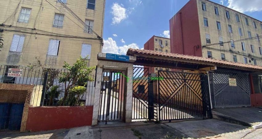 Apartamento à Venda 2 Dormitórios, 54 m² por R$ 180.000 - Conjunto Habitacional Presidente Castelo Branco - Carapicuíba/SP
