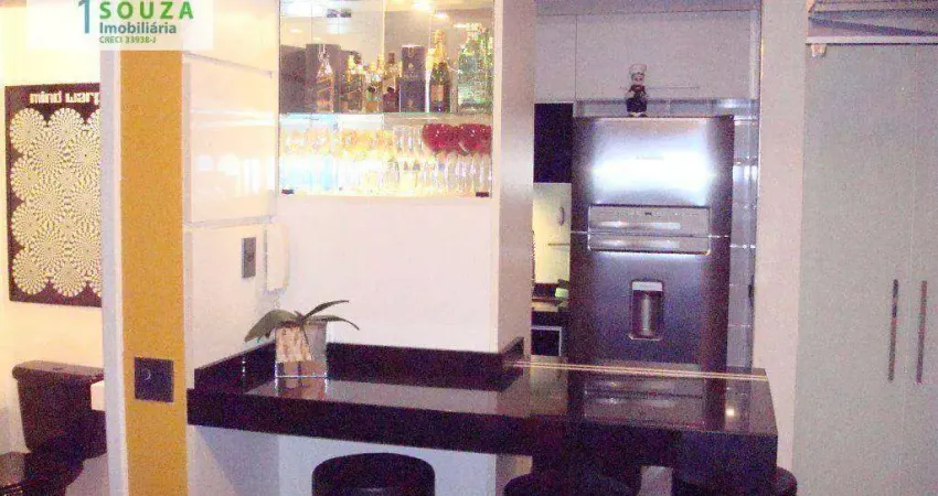 Apartamento com 1 dormitório à venda, 68 m² por r$ 615.000,00 - alphaville industrial - barueri/sp