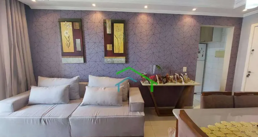 Apartamento com 3 dormitórios à venda, 63 m² por R$ 285.000,00 - Parque Roseira - Carapicuíba/SP