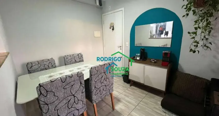 Apartamento com 2 dormitórios c/ varanda à venda, 48 m² por r$ 260.000 - flex 4 - parque jandaia - carapicuíba/sp