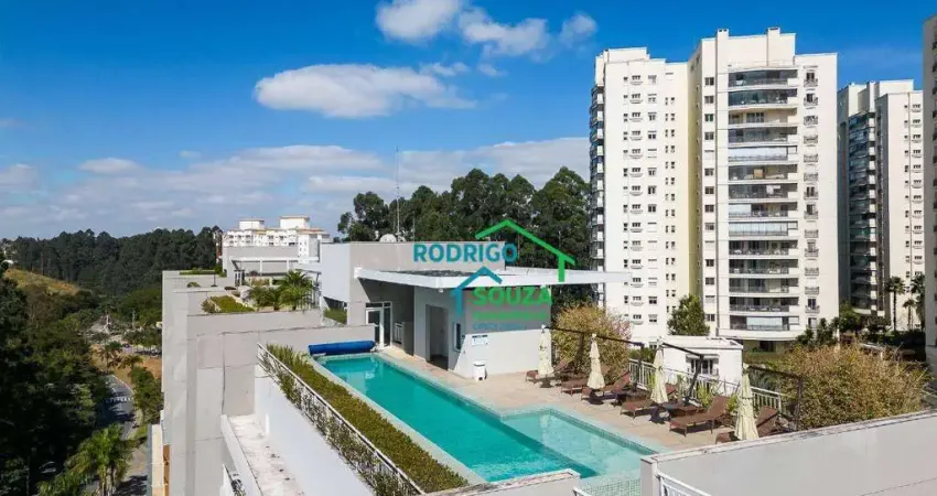 Apartamento com 1 dormitório para alugar, 50 m² por r$ 6.000/mês - alphaville - santana de parnaíba/sp