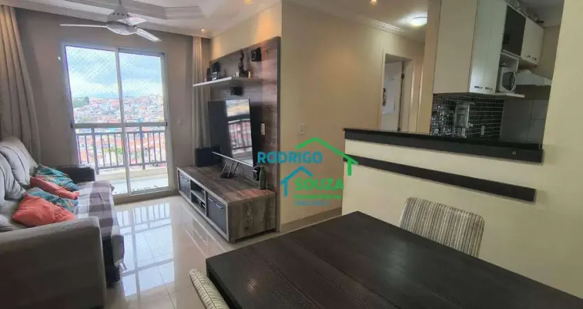 Apartamento com 2 dormitórios à venda, 48 m² por r$ 260.000,00 - parque jandaia - carapicuíba/sp
