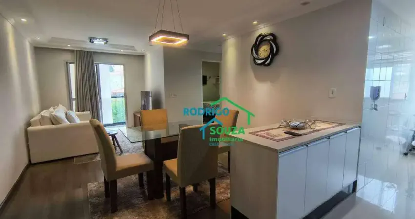 Apartamento com 2 dormitórios à venda, 64 m² por r$ 330.000,00 - vila veloso - carapicuíba/sp