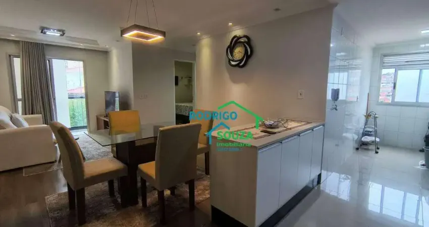 Apartamento com 2 dormitórios à venda, 64 m² por r$ 330.000,00 - vila veloso - carapicuíba/sp
