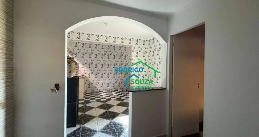 Casa com 1 dormitório para alugar, 50 m² - vila silviânia - carapicuíba/sp