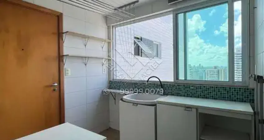 Veja o mar, dos Aflitos! 140m², andar alto e 3 suítes.