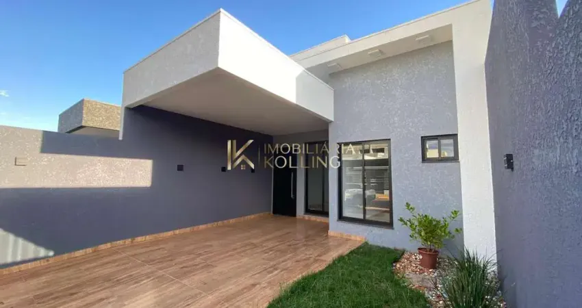 CASA À VENDA 1 SUÍTE E 2 QUARTOS LOCALIZADA NO JARDIM CONCÓRDIA TOLEDO PR