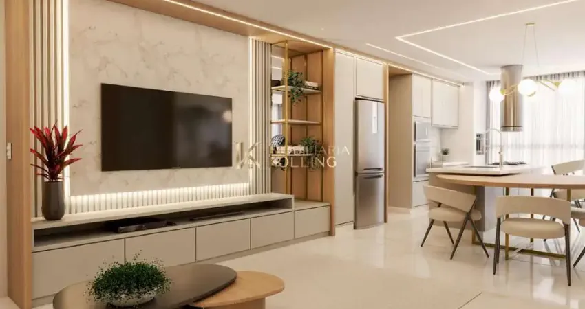 Apartamento à venda no Centro, 3 quartos sendo 1 suíte, em Toledo-PR.
