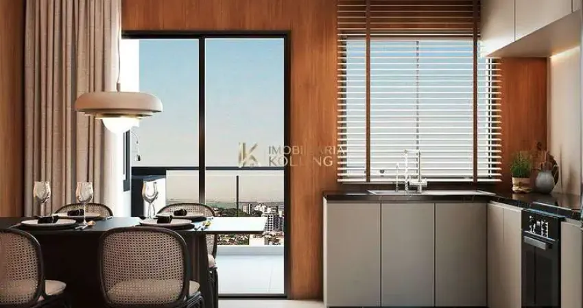 Apartamento 1 suíte, 2 quartos à venda no residencial encanto toledo  pr