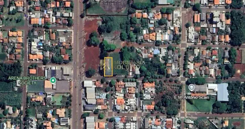 Terreno à venda, no loteamento ondina i jardim pancera, toledo - pr