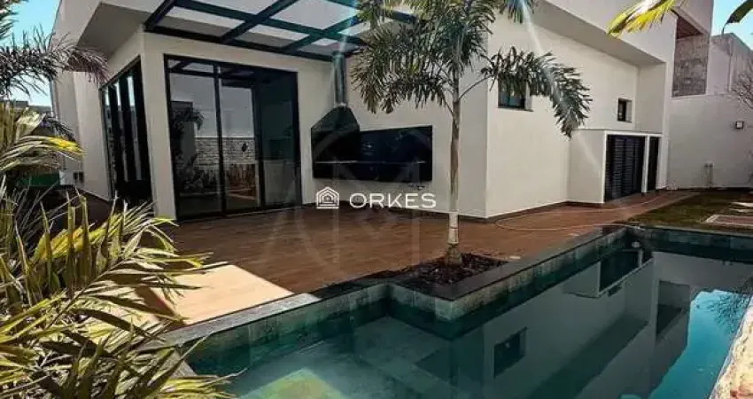 Sobrado belíssimo com 4 suítes plenas localizado no condomínio residencial alpha