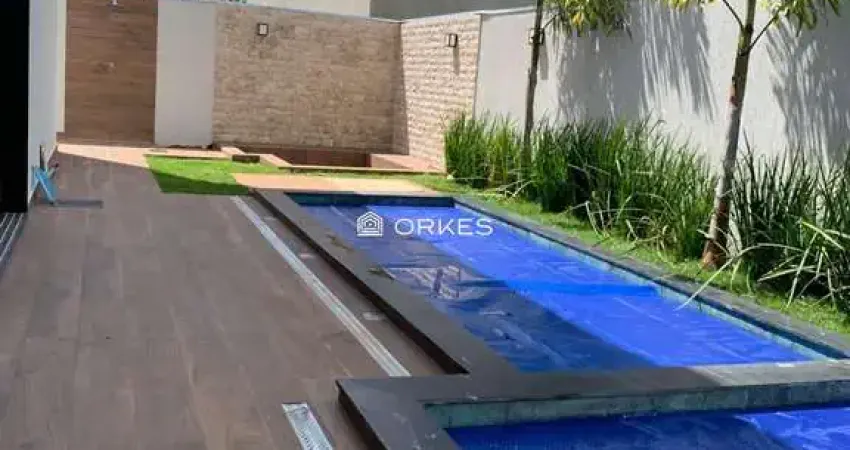 Sobrado belíssimo de 4 suítes plenas localizado no condomínio residencial alphav