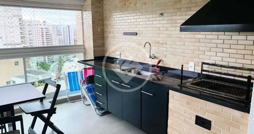 Apartamento com 3 quartos para alugar na Rua Nelson Cajado, 11, Jardim Astúrias, Guarujá