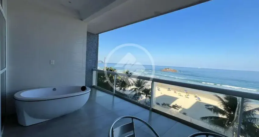 Apartamento alto padrão de frente à praia das pitangueiras, com vista para o mar, à venda. codigo: 122172