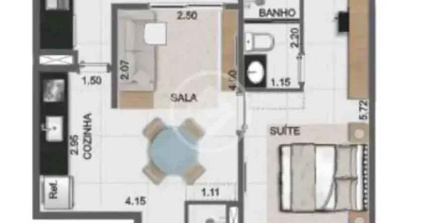 Apartamento com 1 quarto à venda na Duarte da Costa, 56, Indaiá, Caraguatatuba