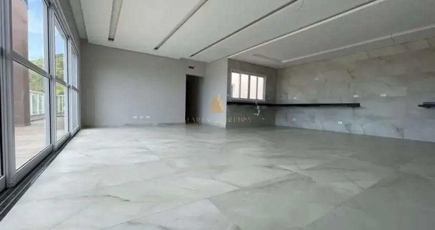 Cobertura panorâmica pra a mata atlântica praia toninhas sol da tarde