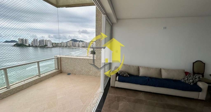 COBERTURA 190 M² - PITANGUEIRAS GUARUJÁ - 3 SUÍTES - VISTA INCRÍVEL PARA O MAR EM TODO APTO