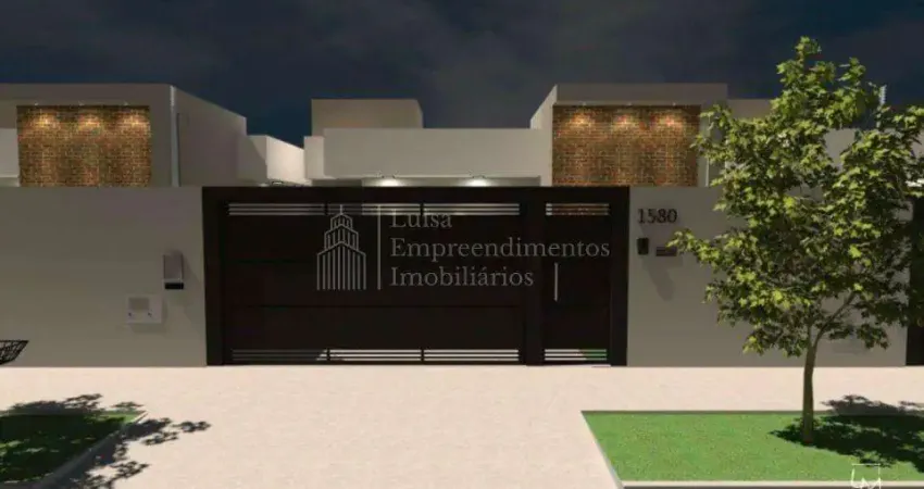 Casa com 3 dormitórios à venda, jardim leblon, campo grande - ms