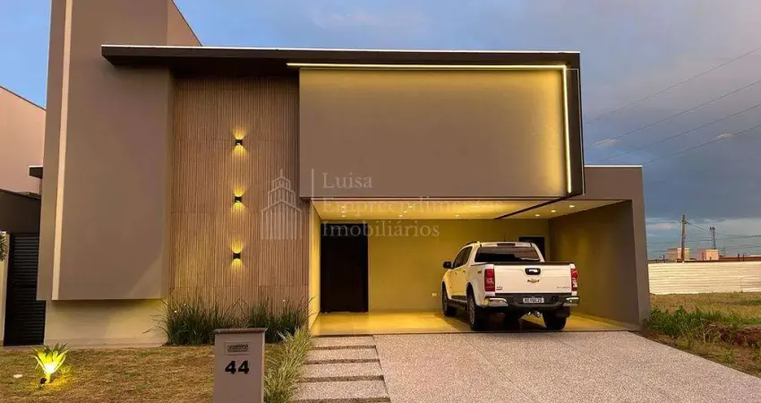 Casa térrea à venda com suíte master, alphaville iv, campo grande - ms