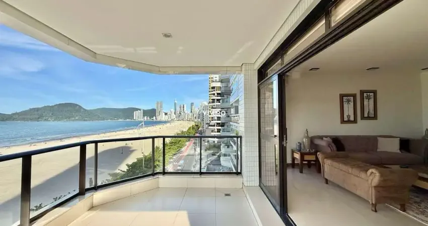 Aparatmento frente mar no Edifício Aquidabã em Balneário Camboriú com 3 suítes