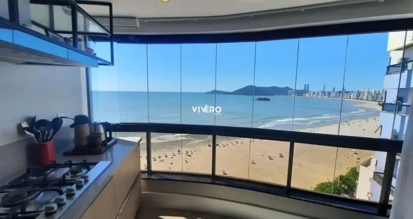 Apartamento frente mar com 4 dormitórios no centro de balneário camboriú