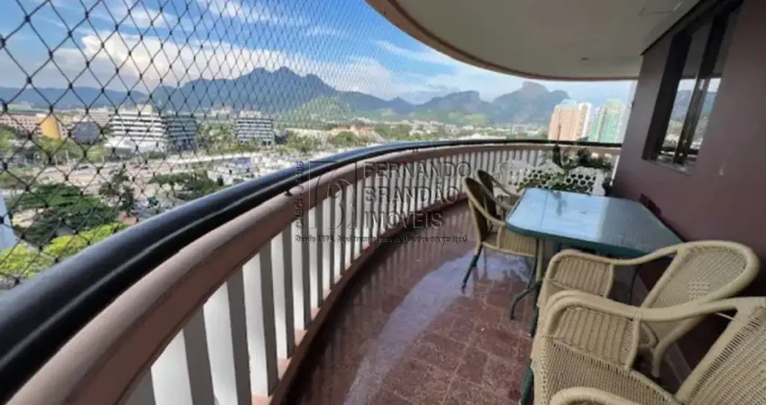 Palm spring, vendo partamento na barra da tijuca c/ 3 quartos, 1 suíte, 3 salas, 2 vagas de garagem - 143m² - rio de janeiro-rj