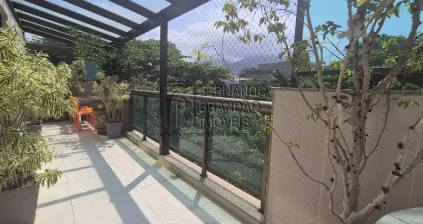 Jardim oceânico, vendo cobertura duplex na barra da tijuca, rio de janeiro c/ 4 quartos, 4 suítes, 2 salas, 4 vagas de garagem, 271m².