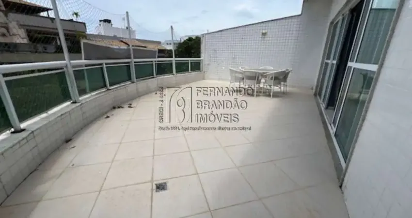 Vendo cobertura no recreio dos bandeirantes, rio de janeiro-rj c/ 3 quartos, 2 suítes, 3 salas, 3 banheiros, 2 vagas, 376m².