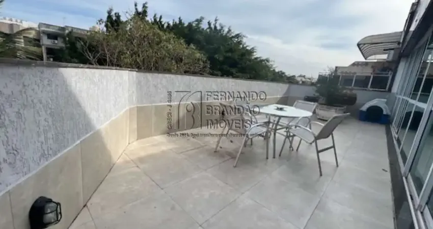 Vendo magnífica cobertura c/ 4 quartos na barra da tijuca, rio de janeiro com 436m² e 2 vagas de garagem