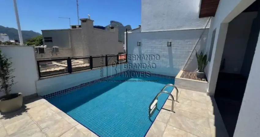 Jardim oceânico, vendo cobertura de luxo na barra da tijuca, rio de janeiro c/ 5 quartos, 3 suítes, 4 salas, 4 banheiros, 3 vagas de garagem - 285m²