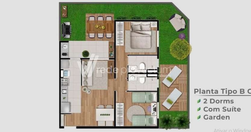 Apartamento com 2 quartos à venda na Giácomo Trento, Vila Moletta, Valinhos