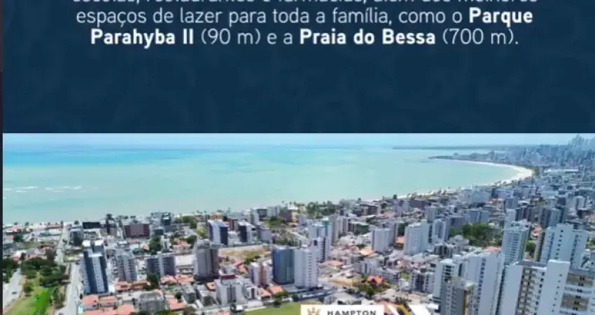 Hampton Park Residence, seu estilo de viver no Bessa próximo à praia (Caribessa).