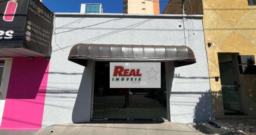 Salão para alugar, 90 m² por R$ 2.400/mês - Centro - Araçatuba/SP