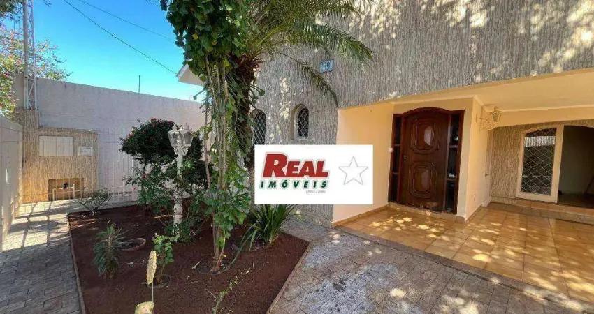 Casa com 3 dormitórios, 176 m² - venda por R$ 600.000 ou aluguel por R$ 3.000/mês - Planalto - Araçatuba/SP
