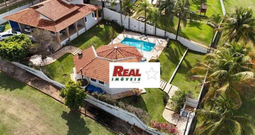 Rancho com 3 dormitórios à venda, 300 m² por r$ 1.600.000 - condomínio ventura - araçatuba/sp