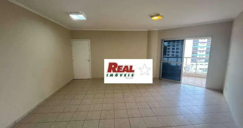 Apartamento com 3 dormitórios para alugar, 109 m² por r$ 2.713/mês - vila santo antônio - araçatuba/sp