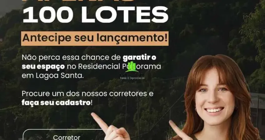Terreno comercial à venda na Um, 101, Residencial Visão, Lagoa Santa