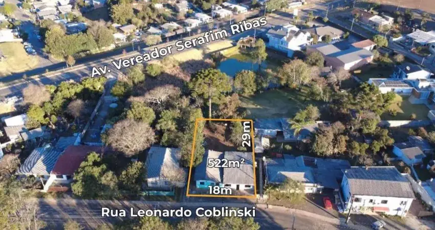 Terreno à venda, 522 m² por r$ 330.000,00 - boqueirão - guarapuava/pr