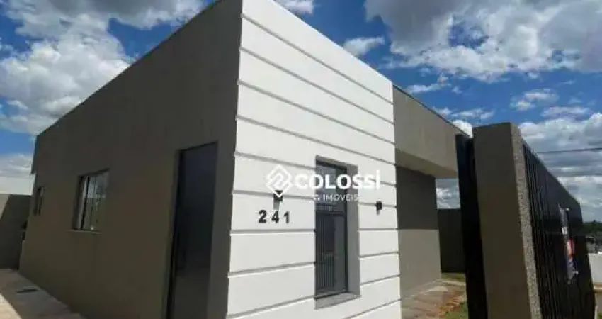 Casa com 2 dormitórios à venda, 70 m² por r$ 380.000 - alto cascavel - guarapuava/pr