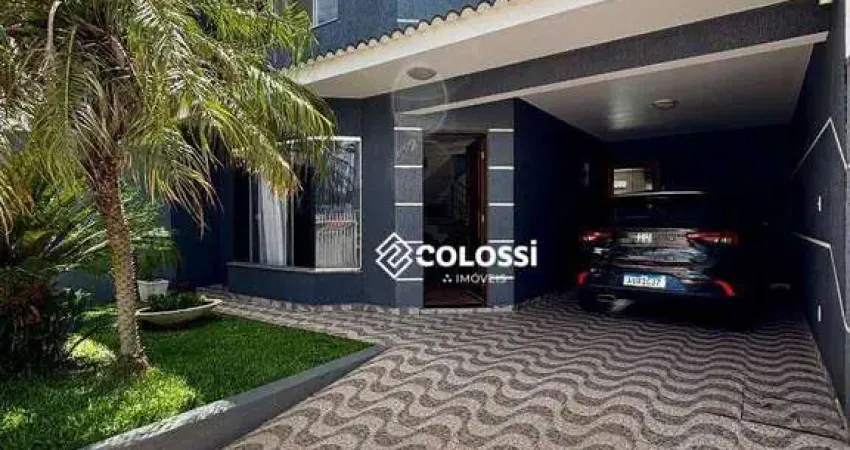 Sobrado com 3 dormitórios à venda, 151 m² por r$ 990.000 - dos estados - guarapuava/pr