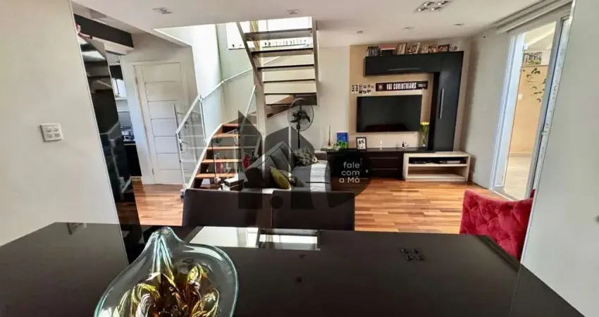 RESIDENCIAL JARDINS - PORTEIRA FECHADA - Sobrado em condomínio no Residencial Jardins com 3 dormitórios, mobiliado e ar condicionado