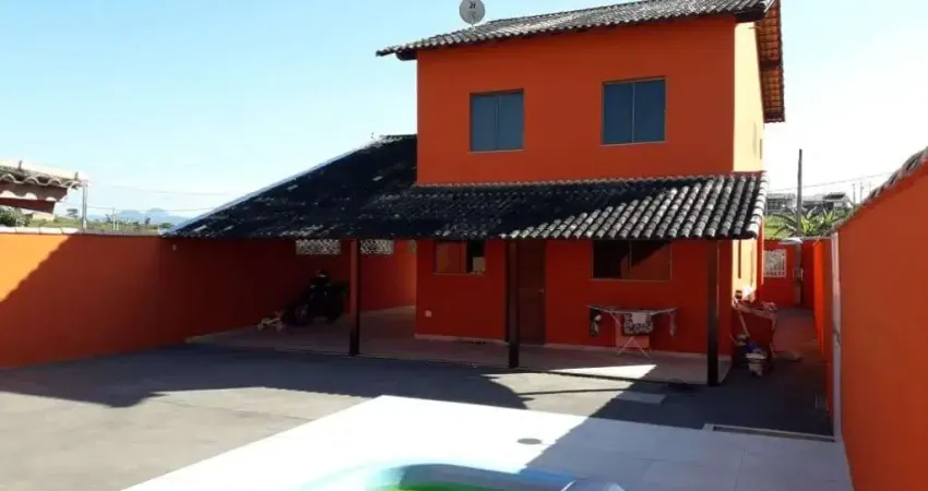 Atlântica imóveis tem excelente casa com 3 dormitórios à venda, 252 m² por r$ 520.000,00 - extensão serramar - rio das ostras/rj